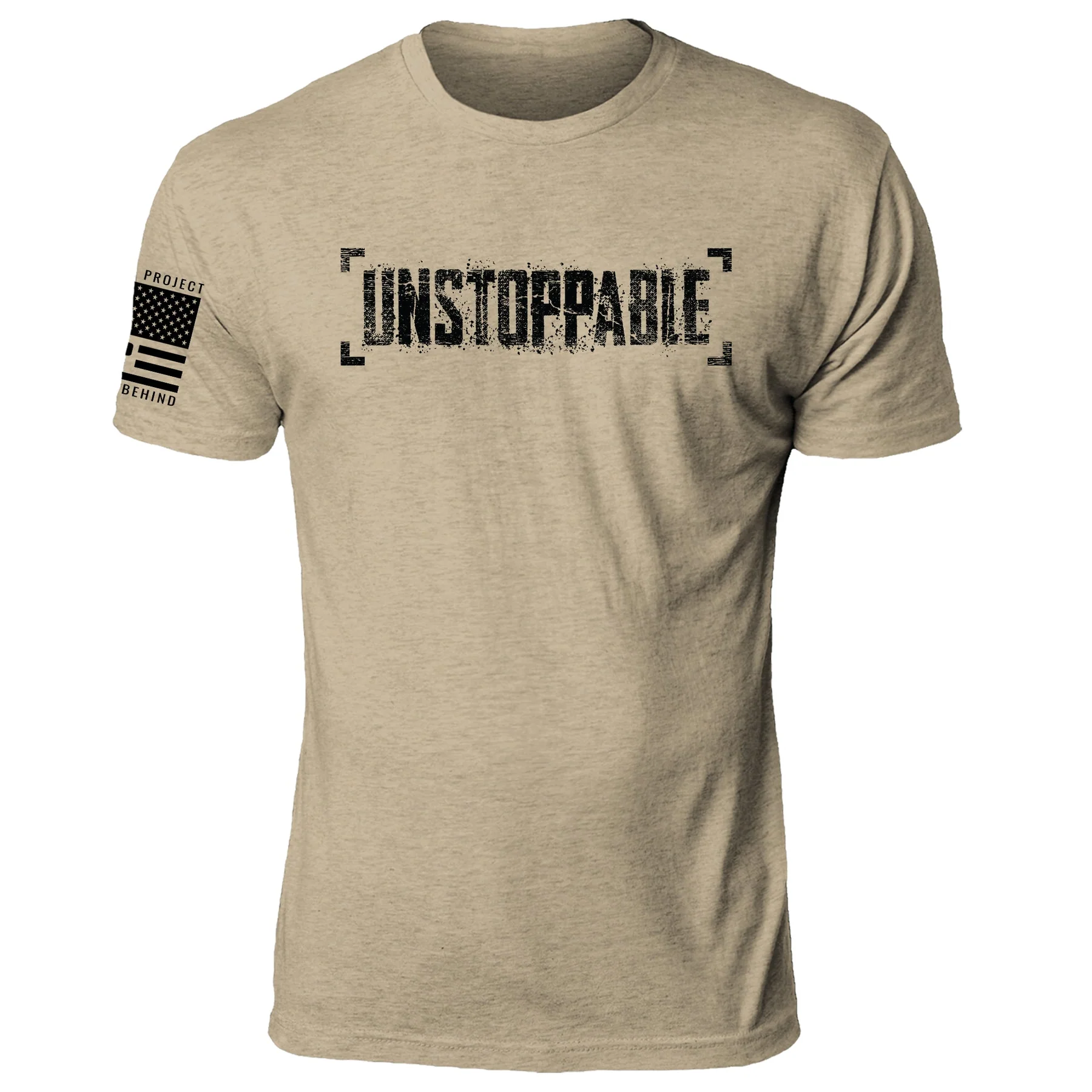 Unstoppable-Front-Mens-Mock-Tan-Shirt_9b97022e-b421-461a-9d02-9b876920e5b1.webp Unstoppable Shirt - Image 1